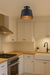 Semi Flush Nuvo 60-7332 Motif - 1 Light - 10 in. - Semi-Flush Black with Gold Accent Nuvo