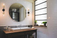 Vanity Nuvo 60-7342 Ryder - 2 Light - Vanity Fixture - Black Finish with Brushed Brass Sockets Nuvo