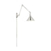 Sconce Nuvo 60-7362 Delancey Swing Arm Lamp - Polished Nickel with Switch - Polished Nickel Finish Nuvo