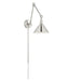 Sconce Nuvo 60-7362 Delancey Swing Arm Lamp - Polished Nickel with Switch - Polished Nickel Finish Nuvo