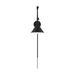 Sconce Nuvo 60-7363 Delancey Swing Arm Lamp - Matte Black with Switch Nuvo