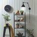Sconce Nuvo 60-7363 Delancey Swing Arm Lamp - Matte Black with Switch Nuvo