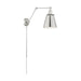 Sconce Nuvo 60-7368 Bayard Swing Arm Lamp - Polished Nickel with Switch - Polished Nickel Finish Nuvo