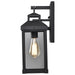 Wall Lantern Nuvo 60-7371 Corning - 1 Light Medium Wall Lantern - Matte Black with Clear Glass Nuvo
