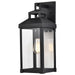 Wall Lantern Nuvo 60-7372 Corning - 1 Light Large Wall Lantern - Matte Black with Clear Glass Nuvo