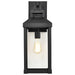 Wall Lantern Nuvo 60-7372 Corning - 1 Light Large Wall Lantern - Matte Black with Clear Glass Nuvo