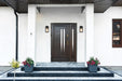 Wall Lantern Nuvo 60-7375 Sullivan - 1 Light Medium Wall Lantern - Matte Black with Clear Seeded Glass Nuvo