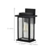 Wall Lantern Nuvo 60-7375 Sullivan - 1 Light Medium Wall Lantern - Matte Black with Clear Seeded Glass Nuvo