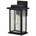 Wall Lantern Nuvo 60-7375 Sullivan - 1 Light Medium Wall Lantern - Matte Black with Clear Seeded Glass Nuvo