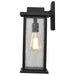 Wall Lantern Nuvo 60-7376 Sullivan - 1 Light Large Wall Lantern - Matte Black with Clear Seeded Glass Nuvo