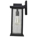 Wall Lantern Nuvo 60-7376 Sullivan - 1 Light Large Wall Lantern - Matte Black with Clear Seeded Glass Nuvo