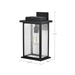Wall Lantern Nuvo 60-7376 Sullivan - 1 Light Large Wall Lantern - Matte Black with Clear Seeded Glass Nuvo
