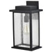 Wall Lantern Nuvo 60-7376 Sullivan - 1 Light Large Wall Lantern - Matte Black with Clear Seeded Glass Nuvo