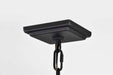 Hanging Lantern Nuvo 60-7377 Sullivan Collection Outdoor 16 inch Hanging Light - Matte Black Finish with Clear Seeded Glass Nuvo