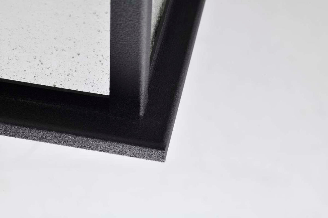 Hanging Lantern Nuvo 60-7377 Sullivan Collection Outdoor 16 inch Hanging Light - Matte Black Finish with Clear Seeded Glass Nuvo