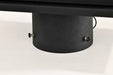 Post Lantern Nuvo 60-7378 Sullivan Collection Outdoor 17 inch Post Light Pole Lantern - Matte Black Finish with Clear Seeded Glass Nuvo