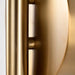 Sconce Nuvo 60-7392 Trilby - 1 Light - Wall Sconce - Matte White with Burnished Brass Nuvo