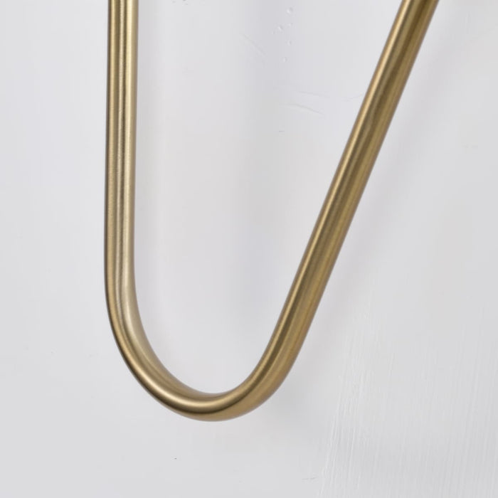 Sconce Nuvo 60-7393 Trilby - 2 Light - Wall Sconce - Matte Black with Burnished Brass Nuvo