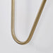 Sconce Nuvo 60-7393 Trilby - 2 Light - Wall Sconce - Matte Black with Burnished Brass Nuvo