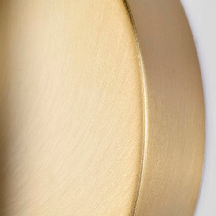 Sconce Nuvo 60-7394 Trilby - 2 Light - Wall Sconce Matte White with Burnished Brass Nuvo