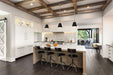 Pendant Nuvo 60-7408 Dover - 1 Light - Small Pendant - Black with Vintage Brass Nuvo