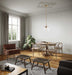 Pendant Nuvo 60-7413 Dover - 1 Light - Medium Pendant - Vintage Brass with Clear Glass Nuvo