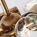 Flush Mount Nuvo 60-7419 Dover - 3 Light - Small Flush Mount - Vintage Brass with Clear Glass Nuvo