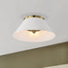 Flush Mount Nuvo 60-7421 Dover - 3 Light - Large Flush Mount - White with Vintage Brass Nuvo