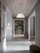 Sconce Nuvo 60-7446 Dover - 1 Light - Wall Sconce - White with Vintage Brass Nuvo