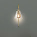 Sconce Nuvo 60-7449 Dover - 1 Light - Wall Sconce - Vintage Brass with Clear Glass Nuvo