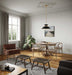 Pendant Nuvo 60-7460 Perkins - 1 Light - Small Pendant - Matte Black with Burnished Brass Nuvo
