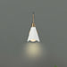 Sconce Nuvo 60-7468 Tango - 1 Light - Wall Sconce - Matte White with Burnished Brass Nuvo