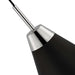 Pendant Nuvo 60-7475 Tango - 1 Light - Medium Pendant - Matte Black with Polished Nickel Nuvo