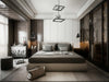 Pendant Nuvo 60-7475 Tango - 1 Light - Medium Pendant - Matte Black with Polished Nickel Nuvo