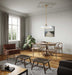 Pendant Nuvo 60-7483 Colony - 1 Light - Medium Pendant - Matte White with Burnished Brass Nuvo