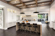 Pendant Nuvo 60-7484 Colony - 1 Light - Medium Pendant - Matte Black with Burnished Brass Nuvo