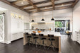 Pendant Nuvo 60-7521 Outpost - 1 Light - Small Pendant - Matte Black with Burnished Brass Nuvo