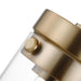 Mini Pendant Nuvo 60-7529 Intersection - 1 Light - Mini Pendant - Burnished Brass with Clear Glass Nuvo