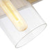 Vanity Nuvo 60-7532 Intersection - 2 Light - Vanity - Burnished Brass with Clear Glass Nuvo