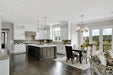 Chandelier Nuvo 60-7535 Intersection - 5 Light - Chandelier - Burnished Brass with Clear Glass Nuvo