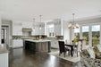 Chandelier Nuvo 60-7535 Intersection - 5 Light - Chandelier - Burnished Brass with Clear Glass Nuvo