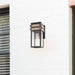 Outdoor Wall Light Nuvo 60-7540 Homestead Small Wood Accented Wall Lantern Nuvo Lighting