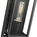 Wall Lantern Nuvo 60-7543 Exhibit - 1 Light - Small Wall Lantern - Matte Black Finish with Clear Beveled Glass Nuvo
