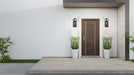 Wall Lantern Nuvo 60-7543 Exhibit - 1 Light - Small Wall Lantern - Matte Black Finish with Clear Beveled Glass Nuvo