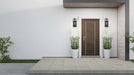 Wall Lantern Nuvo 60-7543 Exhibit - 1 Light - Small Wall Lantern - Matte Black Finish with Clear Beveled Glass Nuvo