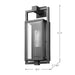 Wall Lantern Nuvo 60-7543 Exhibit - 1 Light - Small Wall Lantern - Matte Black Finish with Clear Beveled Glass Nuvo