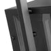 Wall Lantern Nuvo 60-7544 Exhibit - 1 Light - Medium Wall Lantern - Matte Black Finish with Clear Beveled Glass Nuvo