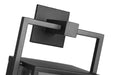Wall Lantern Nuvo 60-7545 Exhibit - 1 Light - Large Wall Lantern - Matte Black Finish with Clear Beveled Glass Nuvo