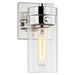 Vanity Nuvo 60-7631 Intersection - 1 Light - Vanity - Polished Nickel with Clear Glass - Polished Nickel Finish Nuvo