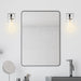 Vanity Nuvo 60-7631 Intersection - 1 Light - Vanity - Polished Nickel with Clear Glass - Polished Nickel Finish Nuvo